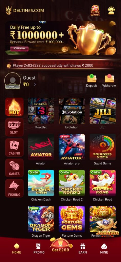 Deltin55 Game apk